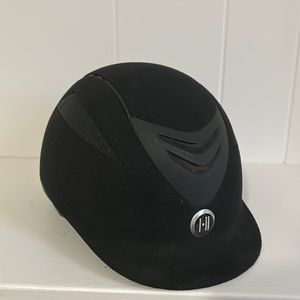 One K velvet riding helmet